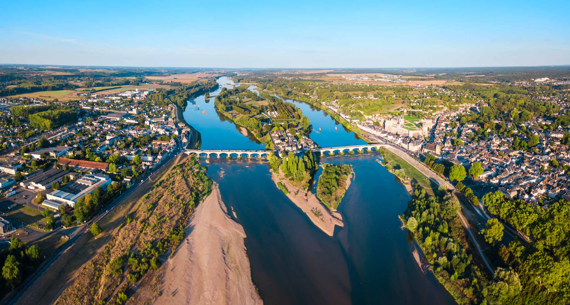 Loire vue du ciel