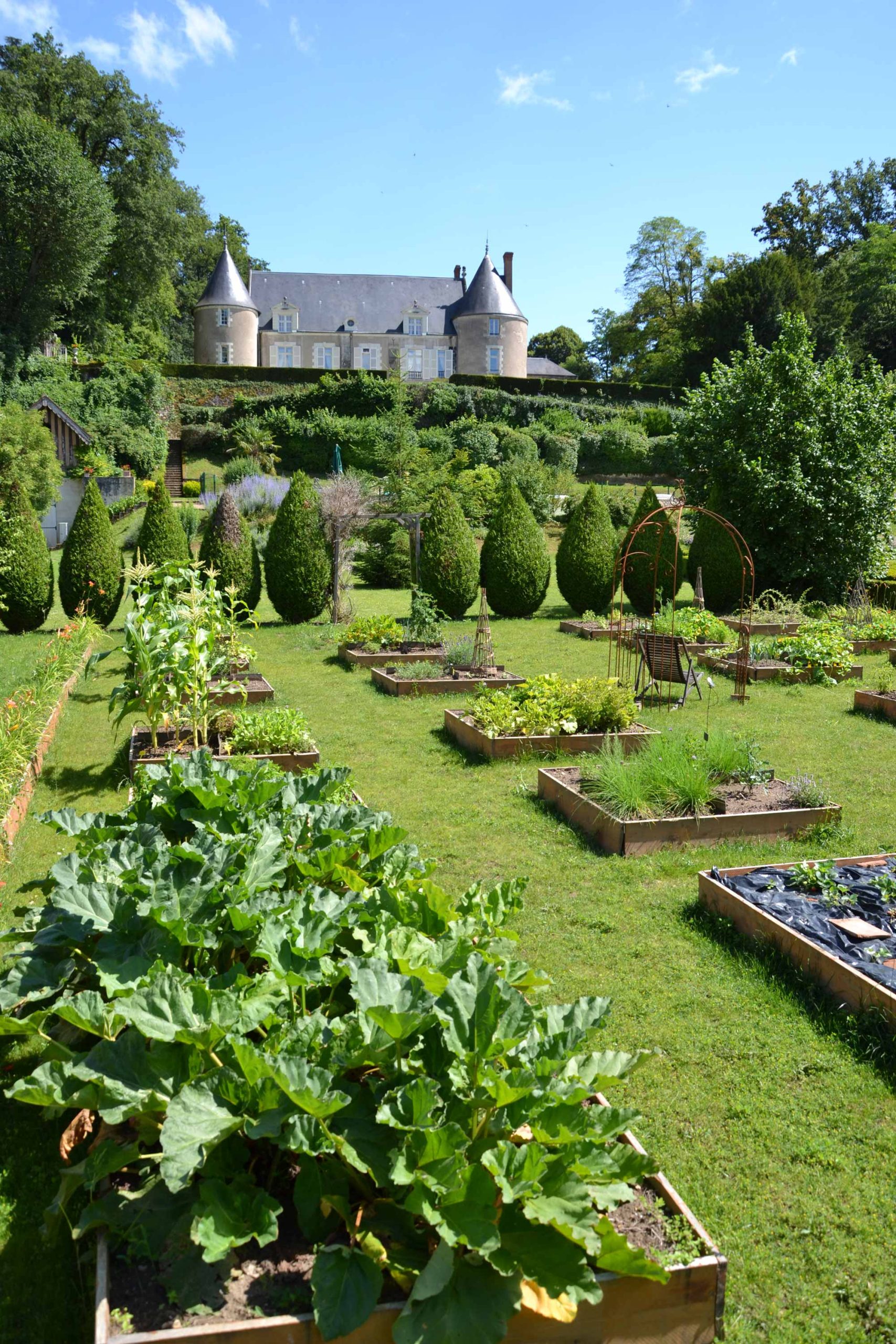 Castle's vegetable garden